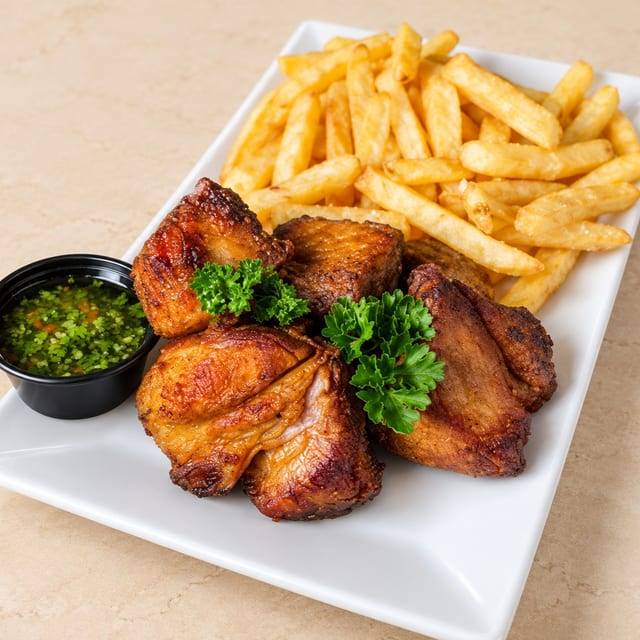 Marinated Pork Bites.