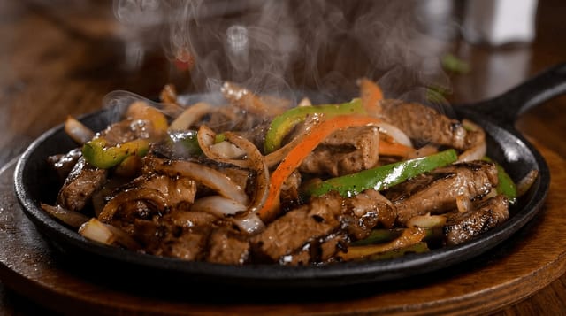Beef Fajitas.