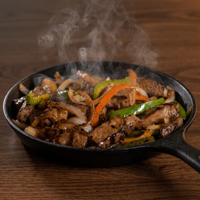 Beef Fajitas.